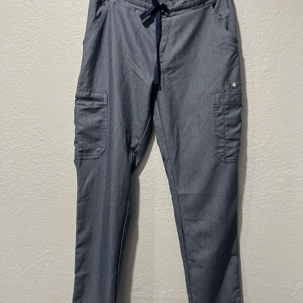 Figs women’s scrubs pants Sz XS Gray Blue color - Picture 3 of 8